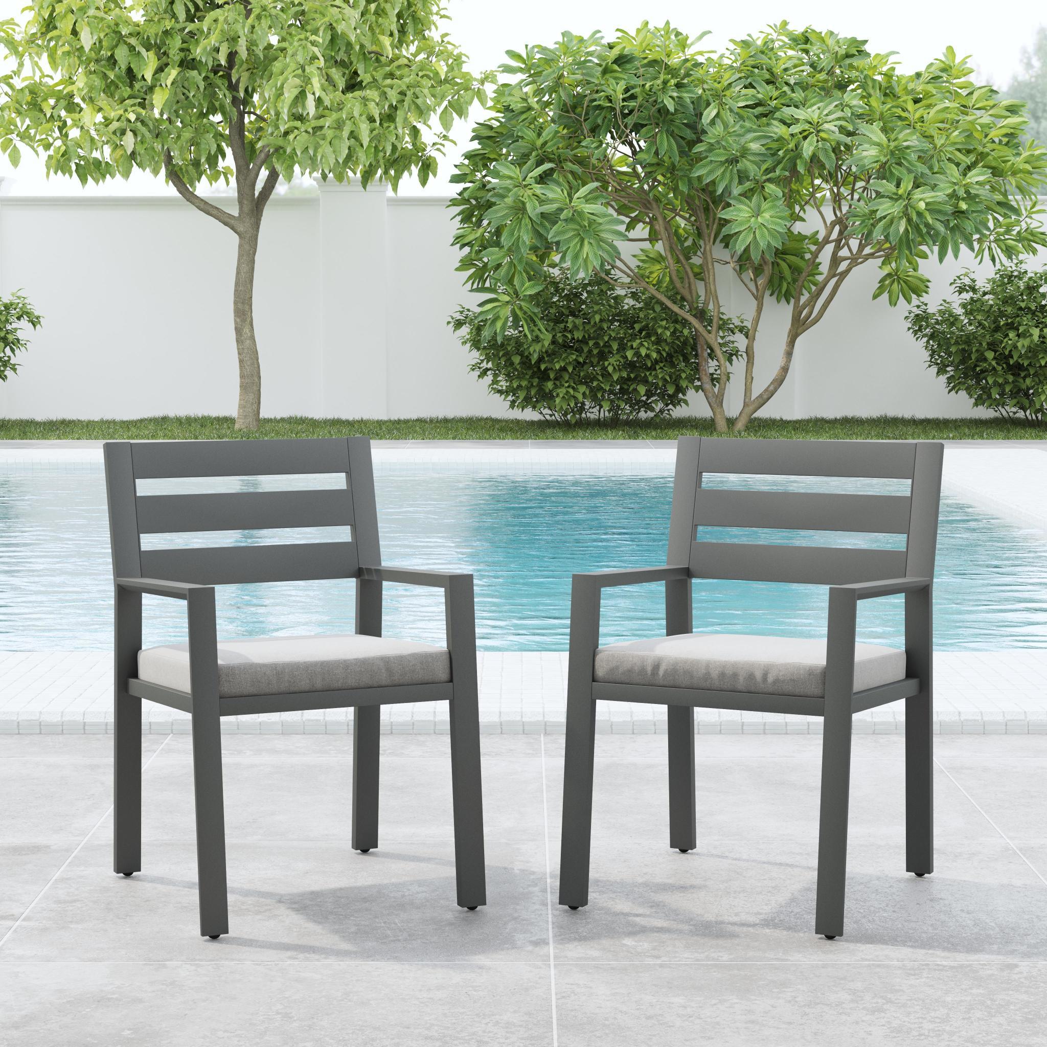 Grayton - Dining Chairs (Set of 2) - Gray - Premium Dining Chairs from Homestyles - Just $997.50! Shop now at brett interiors