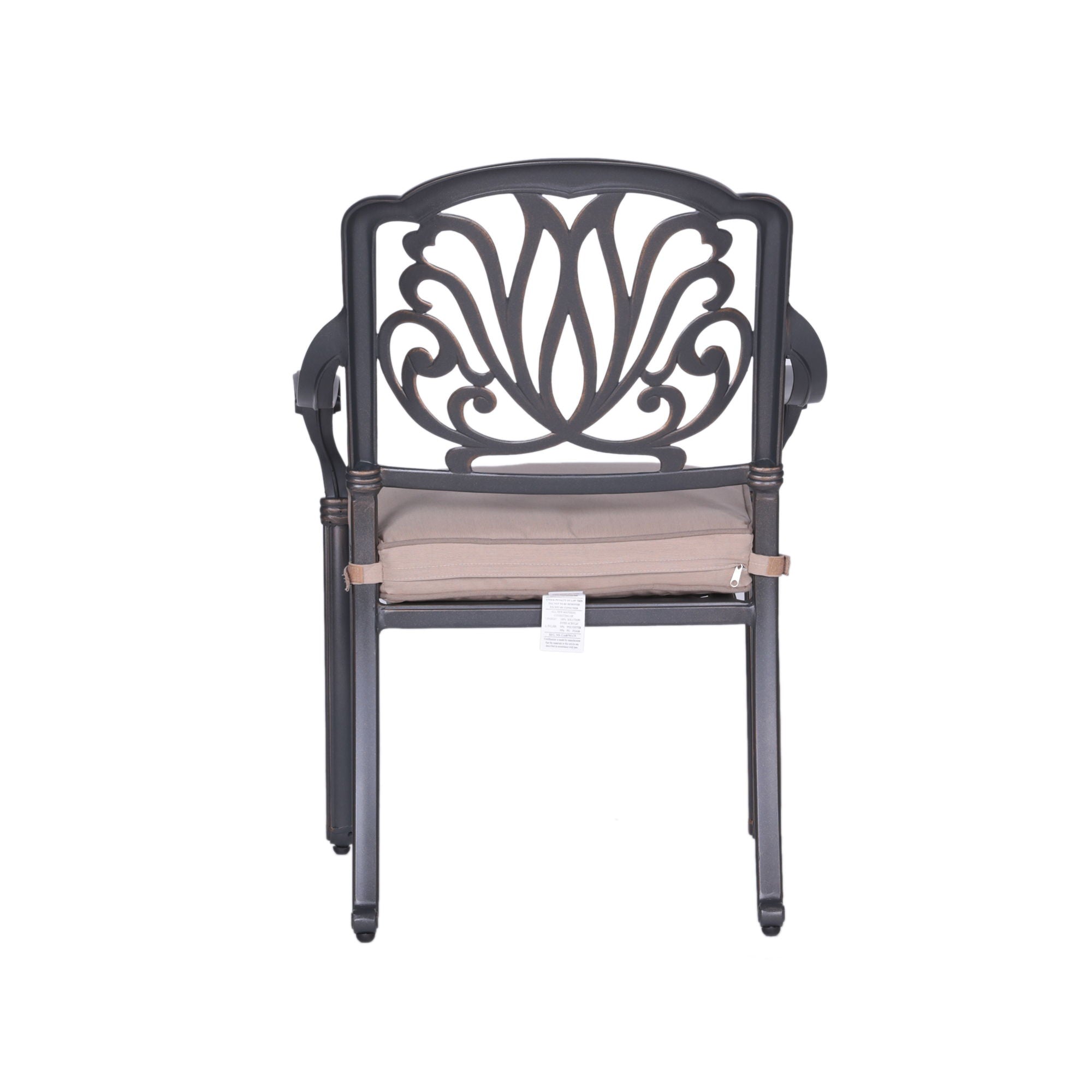 Patio Outdoor Aluminum Dining Armchair With Cushion (Set of 2) - Premium Chair Sets from Gather Craft - Just $920! Shop now at brett interiors