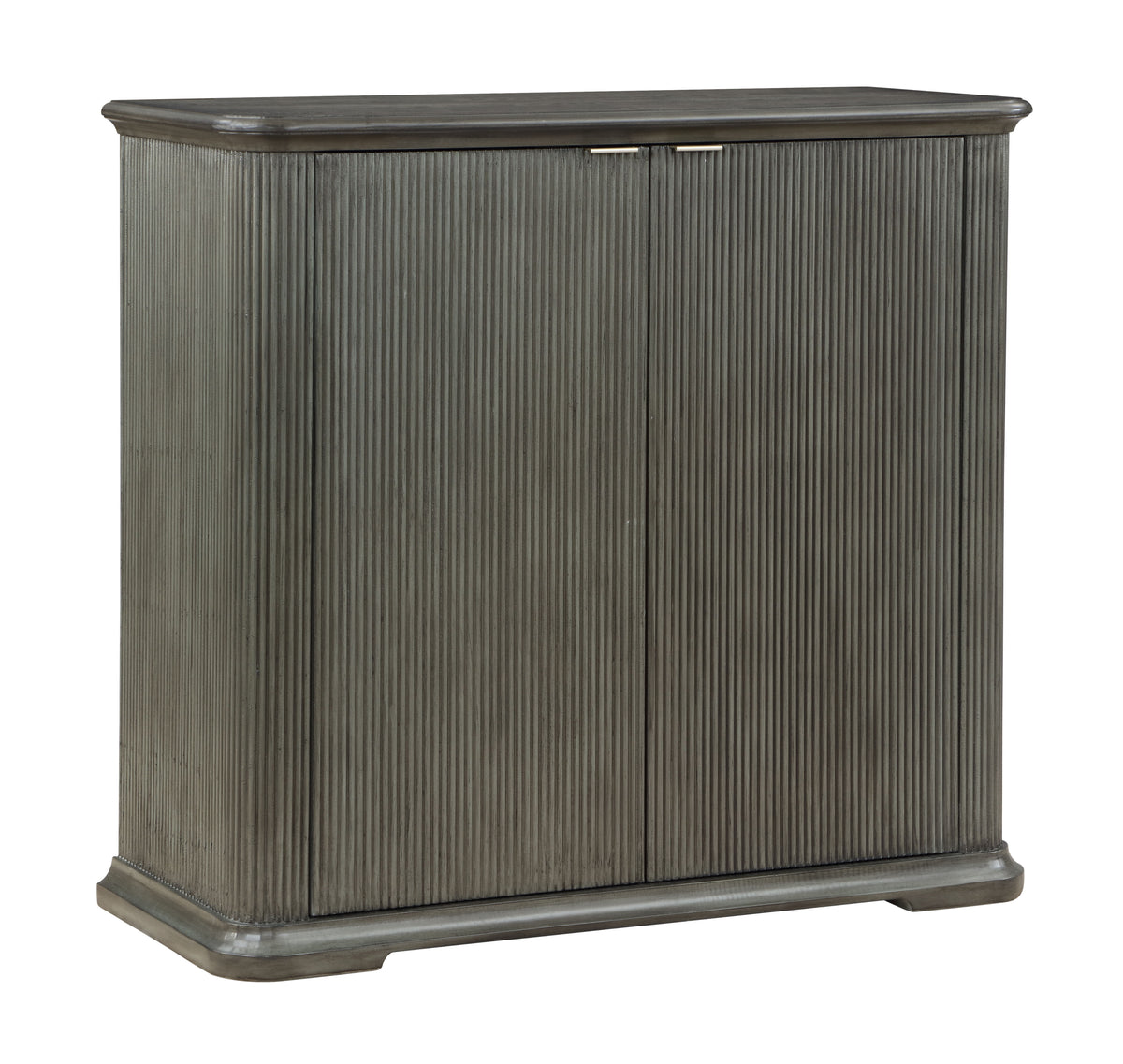 Topanas - Two Door Bar Cabinet - Gray / Brown - Premium Wine Cabinets from Coast2Coast Home - Just $2887.50! Shop now at brett interiors