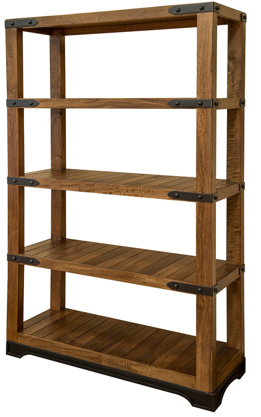 Parota - Bookcase - Cinnamon Brown - Premium Standard Bookcases from International Furniture Direct - Just $890! Shop now at brett interiors