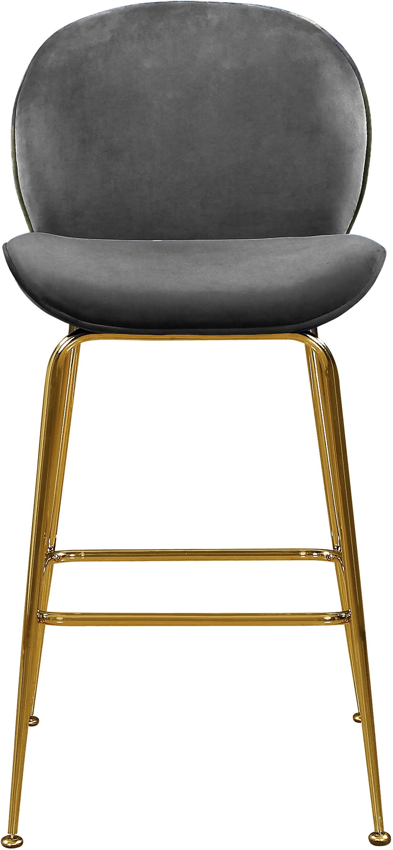 Paris - Stool with Gold Legs (Set of 2) - Premium Stool Sets from Meridian Furniture - Just $650! Shop now at brett interiors