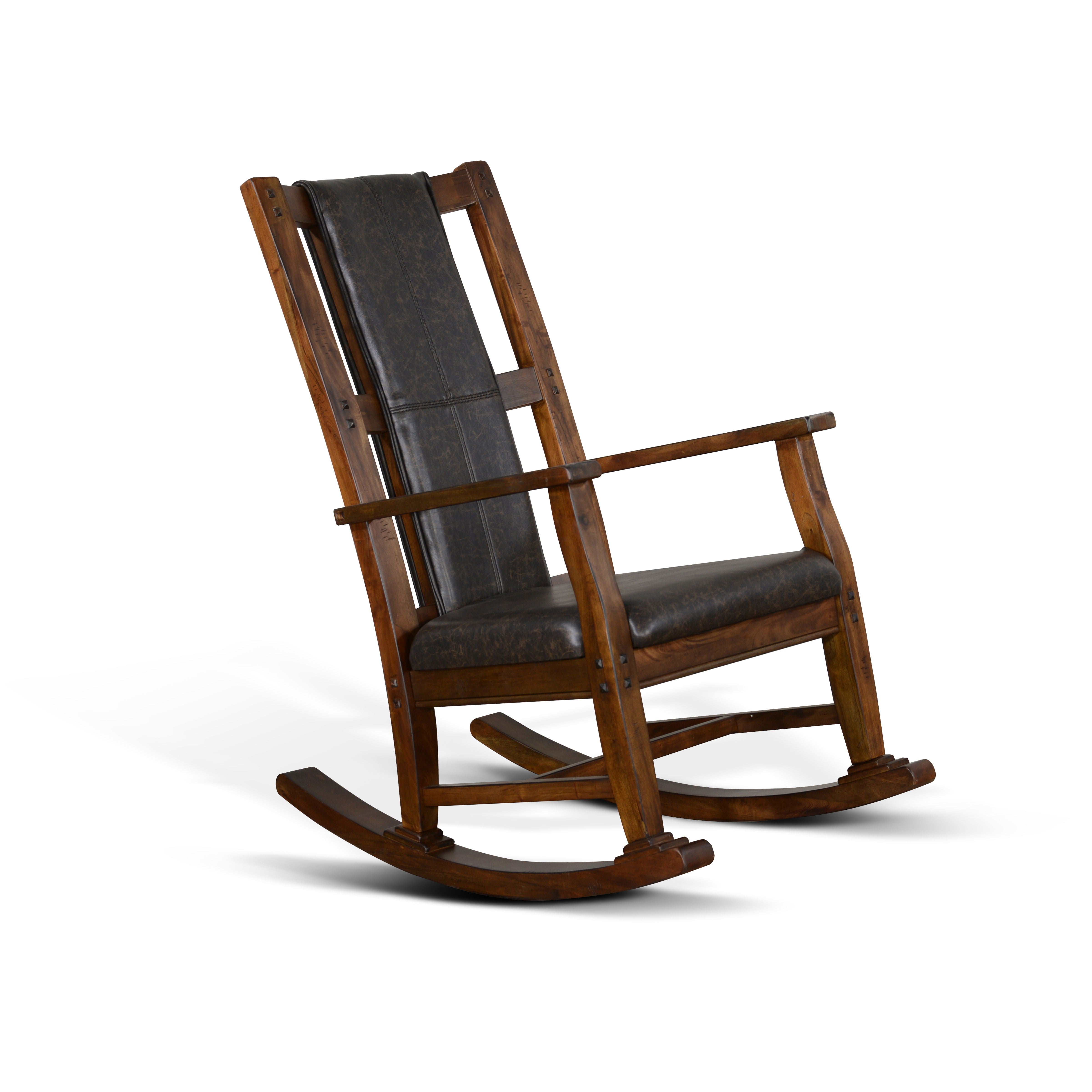 Savannah - Rocker - Dark Brown / Black - Premium Rocker Chairs from Sunny Designs - Just $434! Shop now at brett interiors