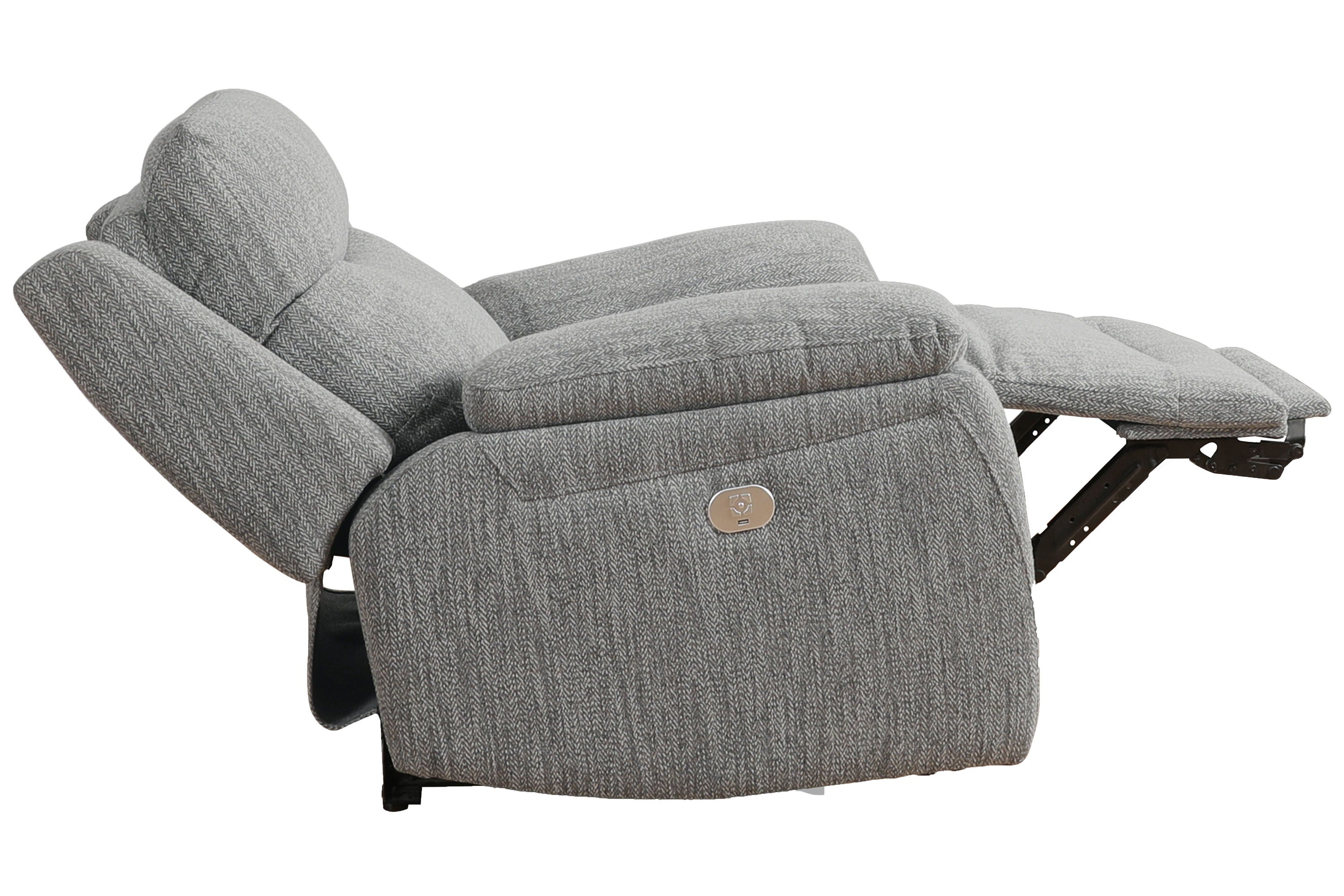 Apollo - Power Zero Gravity Recliner - Weave Grey - Premium Reclining Chairs from Parker Living - Just $922.50! Shop now at brett interiors