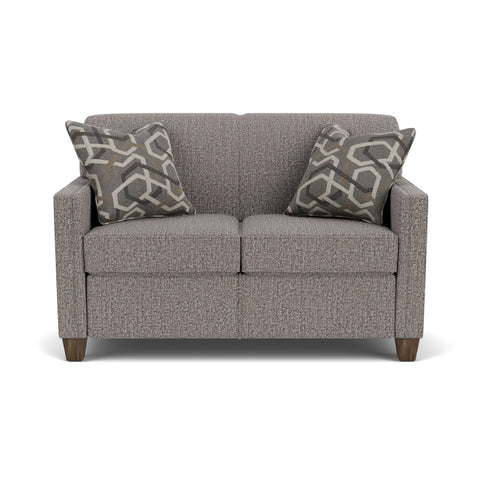 Nora - Loveseat - Gray - Premium Stationary Loveseats from Flexsteel - Just $1875! Shop now at brett interiors