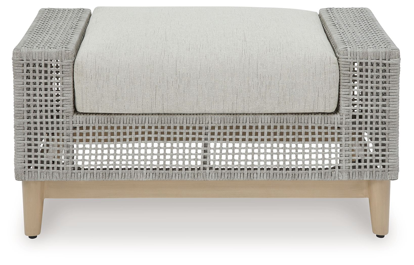 Seton Creek - Gray - Ottoman With Cushion - Premium Ottomans from Signature Design by Ashley® - Just $479.38! Shop now at brett interiors