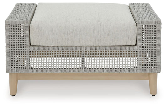 Seton Creek - Gray - Ottoman With Cushion - Premium Ottomans from Signature Design by Ashley® - Just $479.38! Shop now at brett interiors