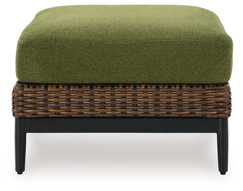 Horizon Hall - Brown / Green - Ottoman With Cushion - Premium Ottomans from Signature Design by Ashley® - Just $429.38! Shop now at brett interiors