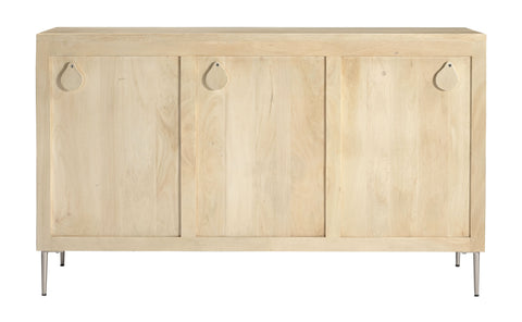 Abita - Three Door Credenza - Cream / Honey - Premium Credenzas from Coast2Coast Home - Just $4950! Shop now at brett interiors