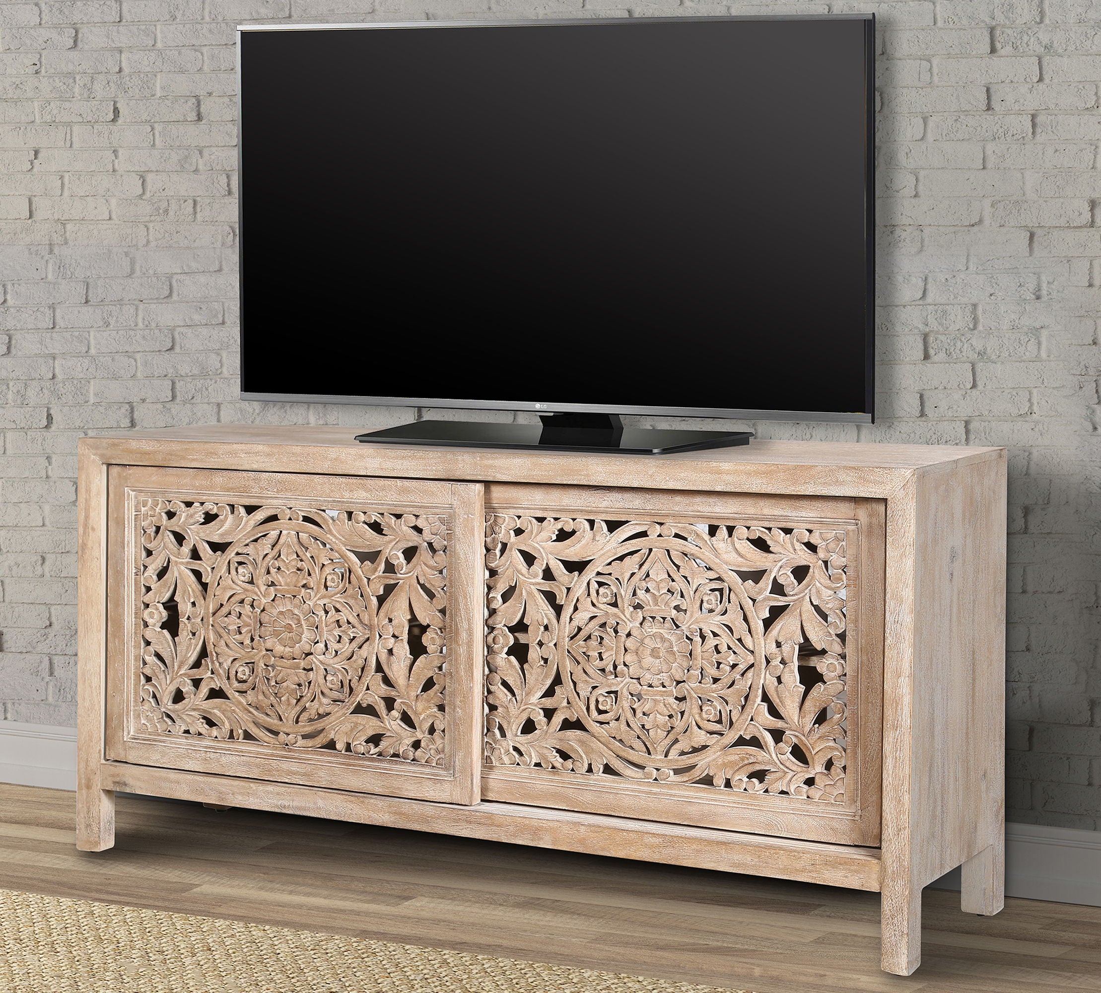 Crossings Eden - TV Console - Toasted Tumbleweed - Premium TV Stands from Parker House - Just $1075! Shop now at brett interiors