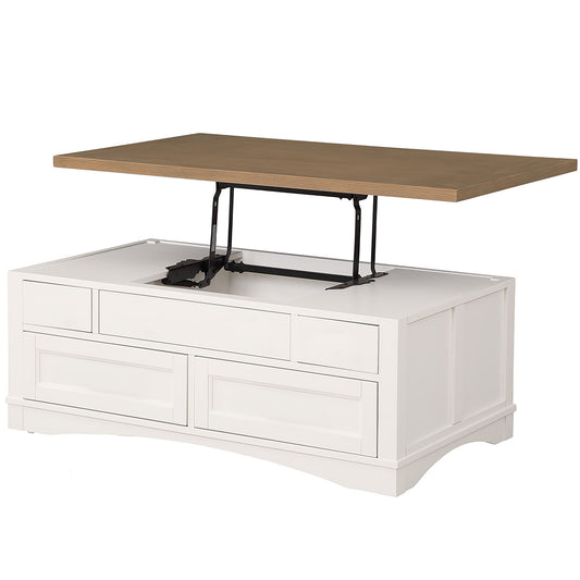 Americana Modern - Cocktail Table with Lift Top - Cotton - Premium Cocktail Tables from Parker House - Just $822.50! Shop now at brett interiors