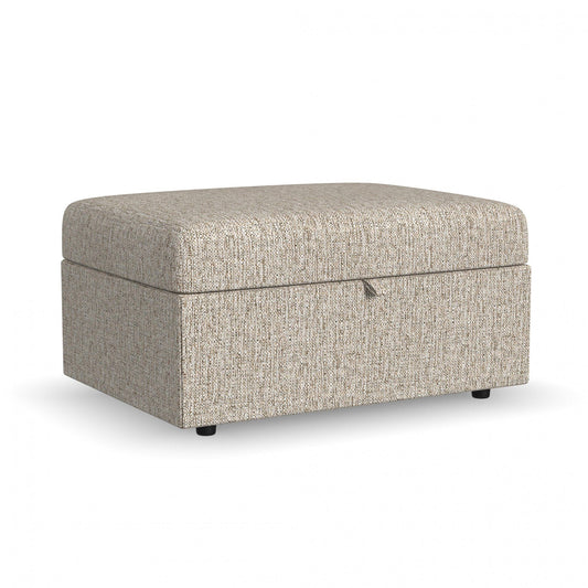 Sky - Storage Ottoman - Pearl Silver - Premium Storage Ottomans from Flexsteel - Just $875! Shop now at brett interiors