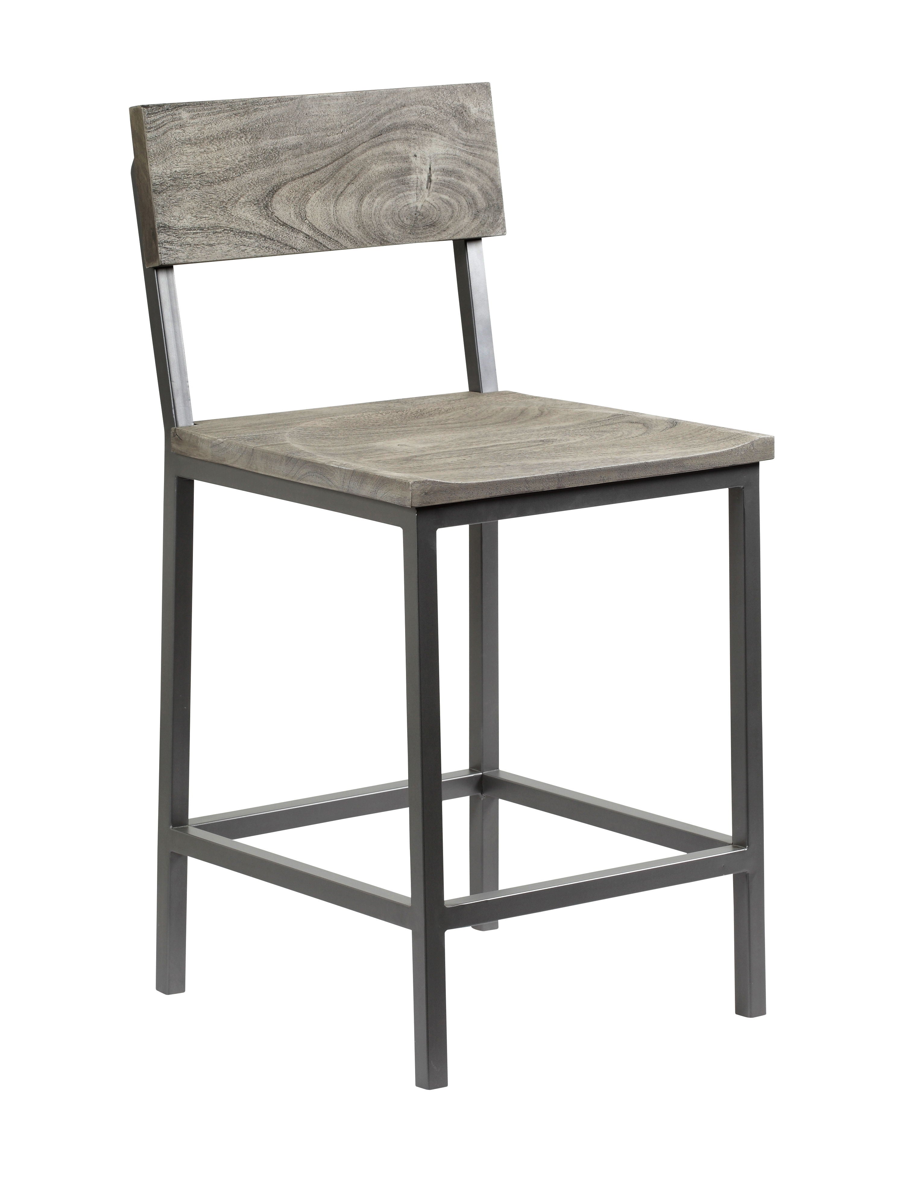 Yukon - Counter Height Barstools (Set of 2) - Sandblast Gray / Gunmetal Finish - Premium Stool Sets from Coast2Coast Home - Just $1650! Shop now at brett interiors