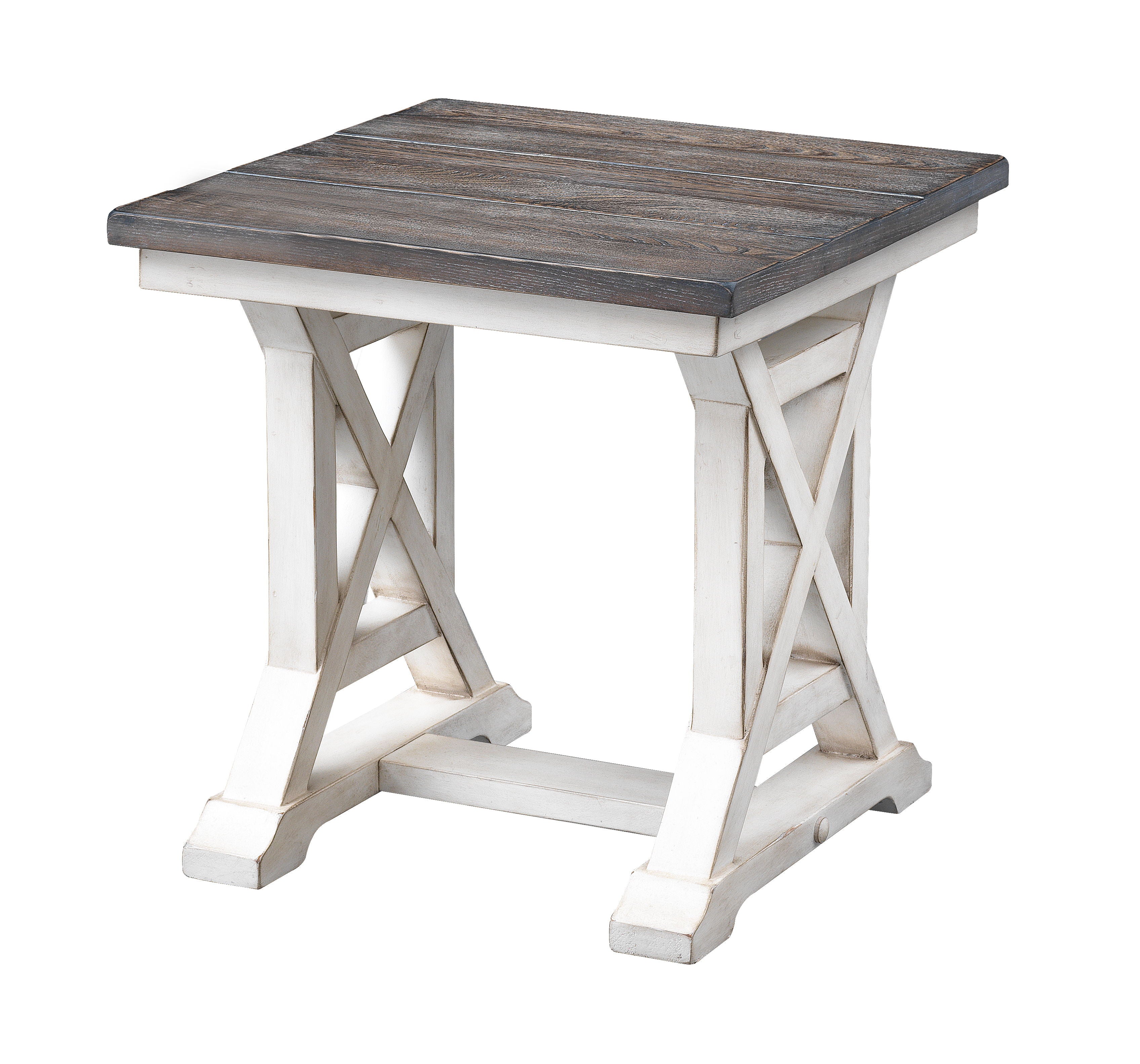 Bar Harbor II - Accent Side End Table With Plank Style Top And Trestle Base - Premium Dining Tables from Coast2Coast Home - Just $1402.50! Shop now at brett interiors