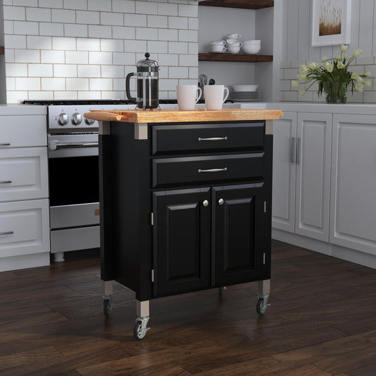 Blanche - Kitchen Cart - Black - Wood - 36" - Premium Islands & Carts from Homestyles - Just $562.48! Shop now at brett interiors