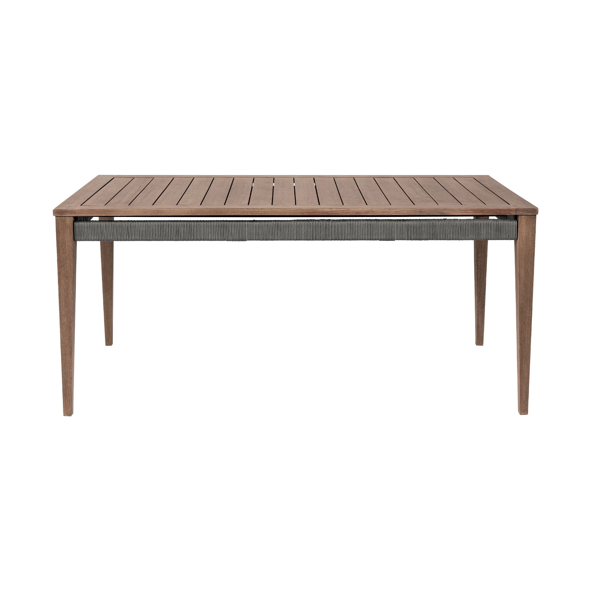 Orbit - Outdoor Patio Dining Table - Weathered Eucalyptus - Premium Dining Tables from Armen Living - Just $1437.50! Shop now at brett interiors