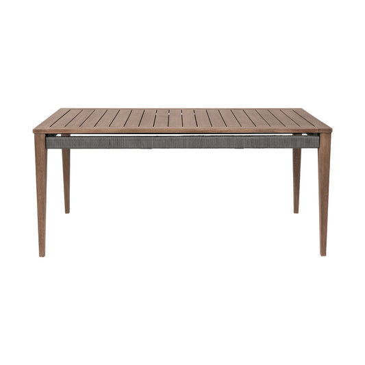 Orbit - Outdoor Patio Dining Table - Weathered Eucalyptus - Premium Dining Tables from Armen Living - Just $1437.50! Shop now at brett interiors