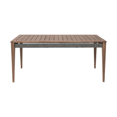 Orbit - Outdoor Patio Dining Table - Weathered Eucalyptus - Premium Dining Tables from Armen Living - Just $1437.50! Shop now at brett interiors