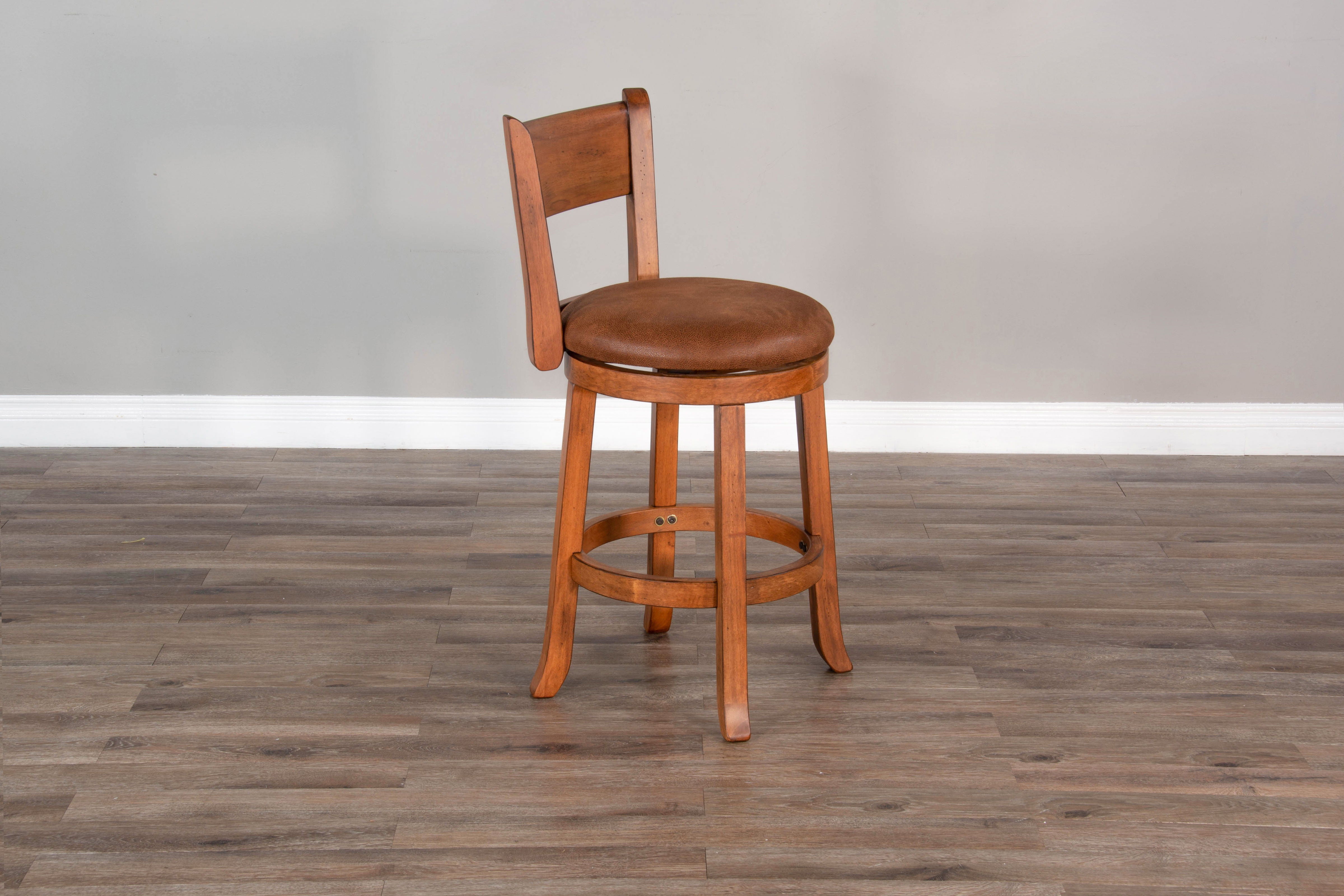 Sedona - Swivel Barstool With Cushion Seat & Back - Premium Bar Height (28"-30") from Sunny Designs - Just $187! Shop now at brett interiors