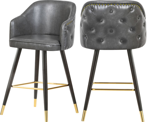 Barbosa - Counter Bar Stool (Set of 2) - Premium Stool Sets from Meridian Furniture - Just $725! Shop now at brett interiors