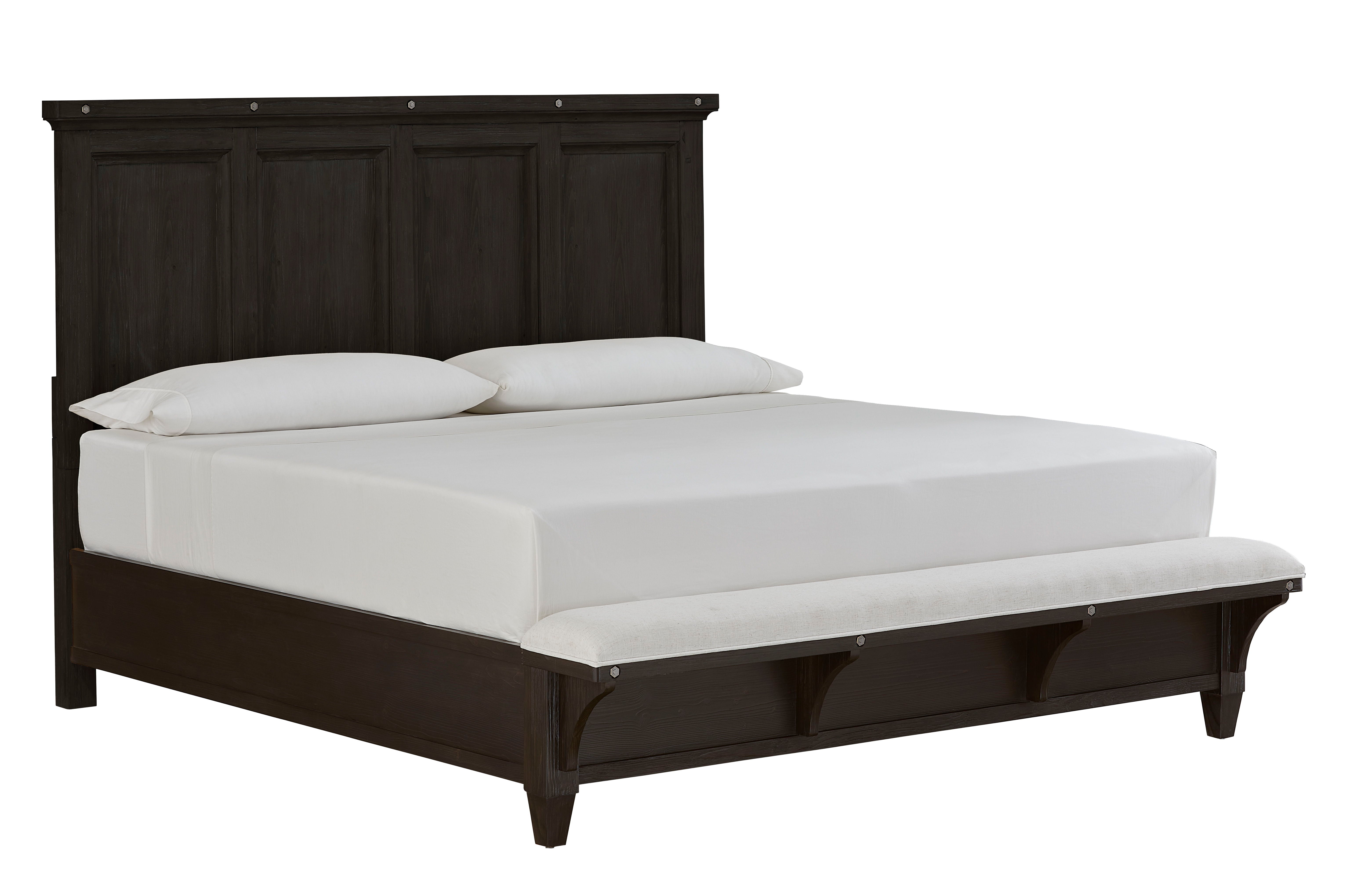 Sierra - Complete Panel Bed With Upholstered Footboard - Premium Panel Beds from Magnussen Furniture - Just $1397! Shop now at brett interiors