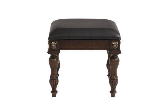 Maximus - Vanity Table Stool - Madeira - Premium Vanity Stools from New Classic - Just $150! Shop now at brett interiors