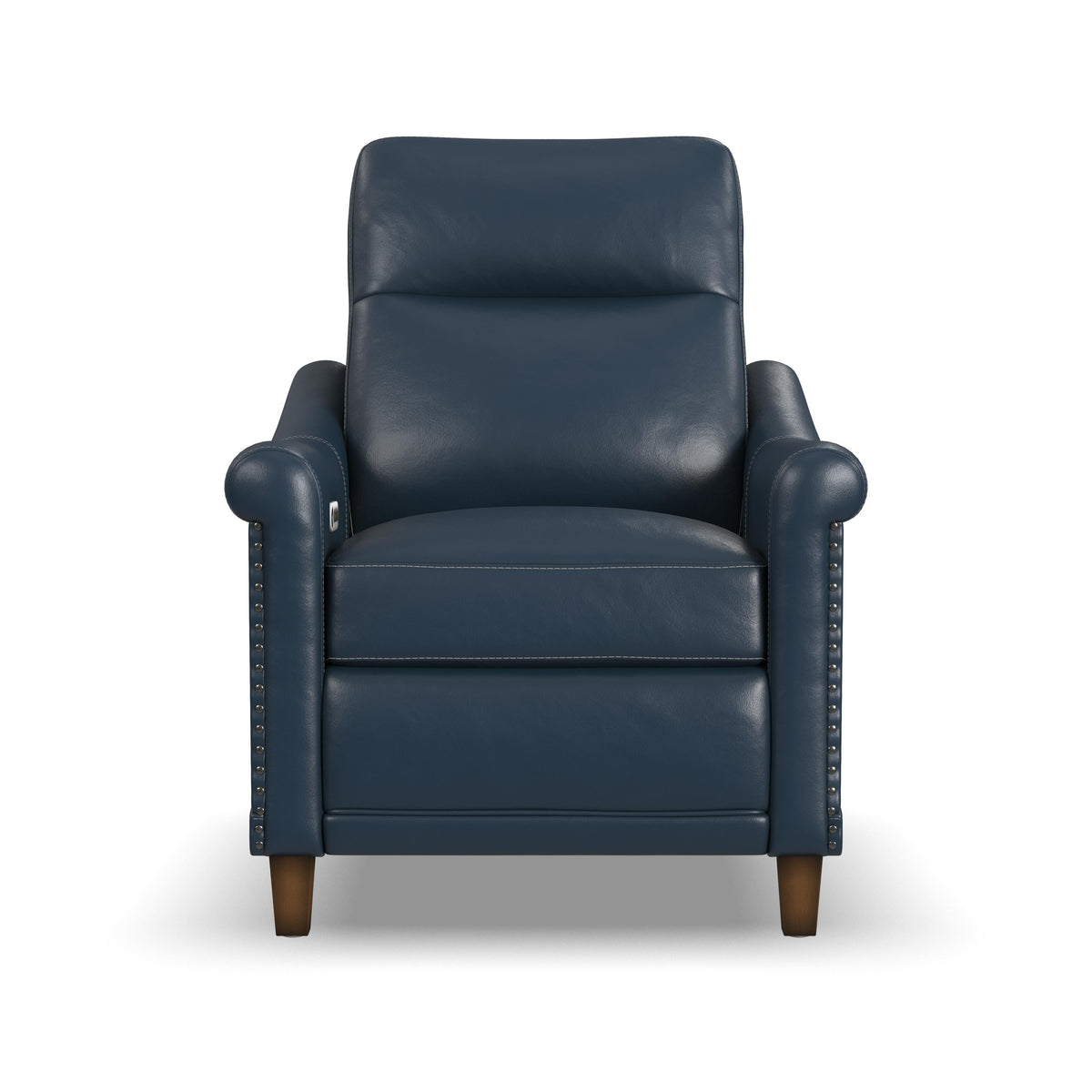 Elizabeth - Power Recliner with Power Headrest - Blue - Premium Reclining Chairs from Flexsteel - Just $2125! Shop now at brett interiors