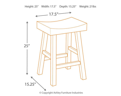 Glosco - Stool (Set of 2) Ashley Furniture