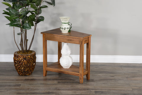 Sedona - Chair Side Table - Rustic Oak - Premium Chair Side Tables from Sunny Designs - Just $164! Shop now at brett interiors