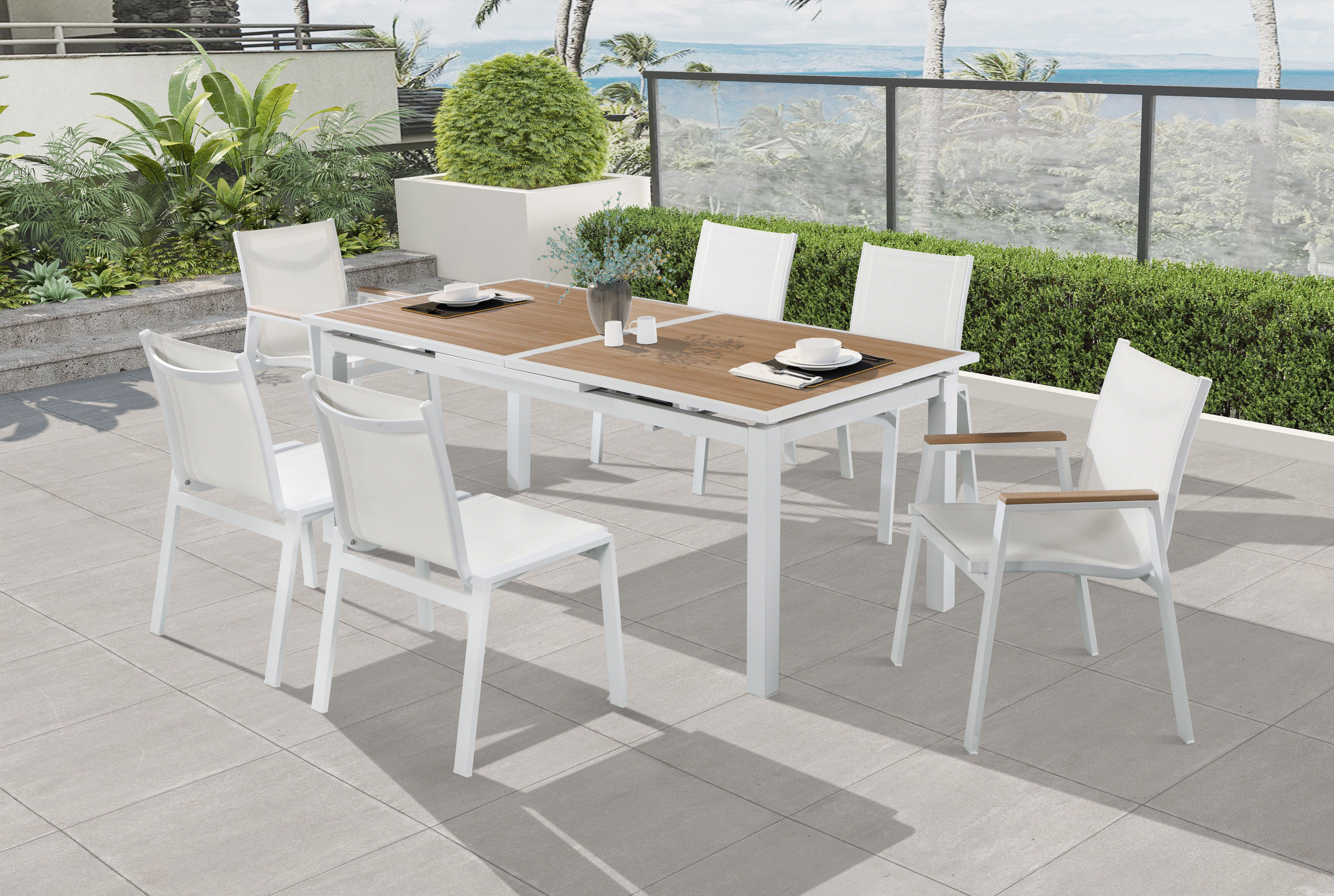 Nizuc - Outdoor Patio Dining Chair Set - Premium Chair Sets from Meridian Furniture - Just $750! Shop now at brett interiors