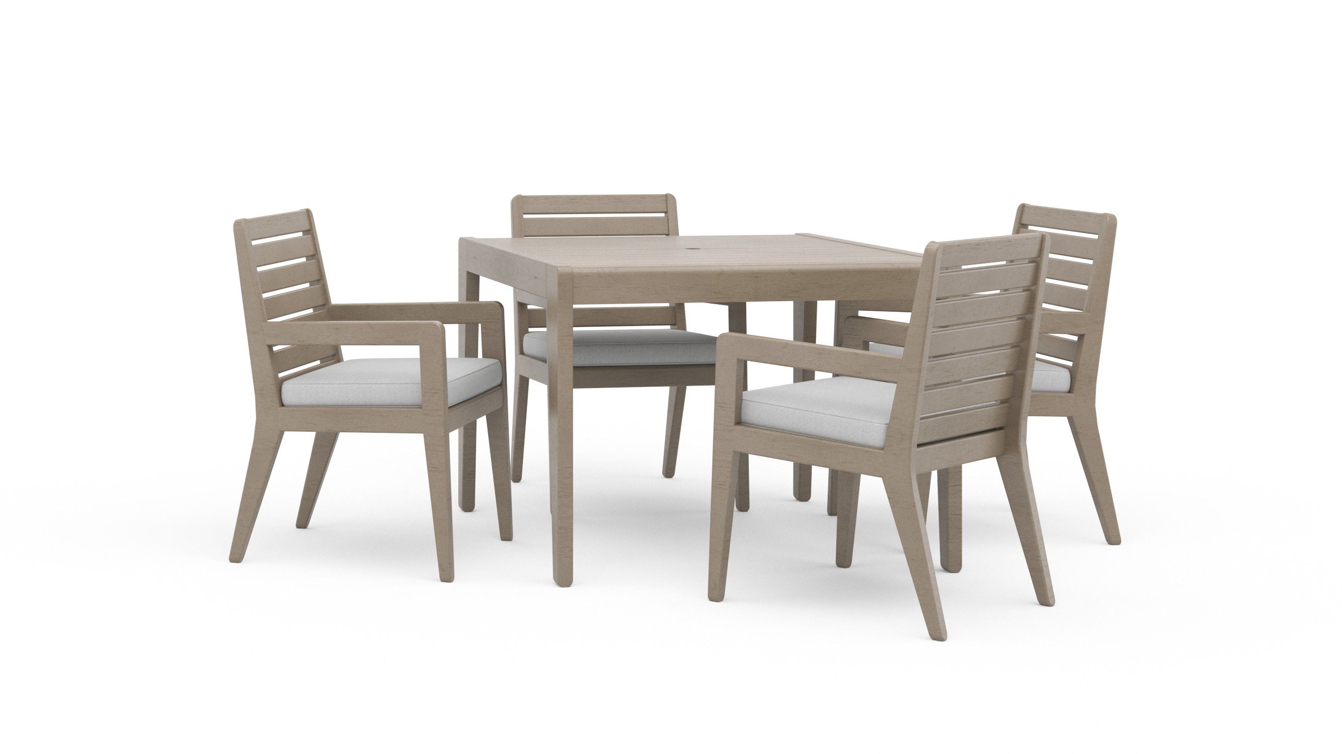 Sustain - Outdoor Dining Table, Armchairs Set - Premium 7 Piece Outdoor Sets from Homestyles - Just $4620! Shop now at brett interiors