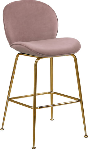 Paris - Stool with Gold Legs (Set of 2) - Premium Stool Sets from Meridian Furniture - Just $650! Shop now at brett interiors