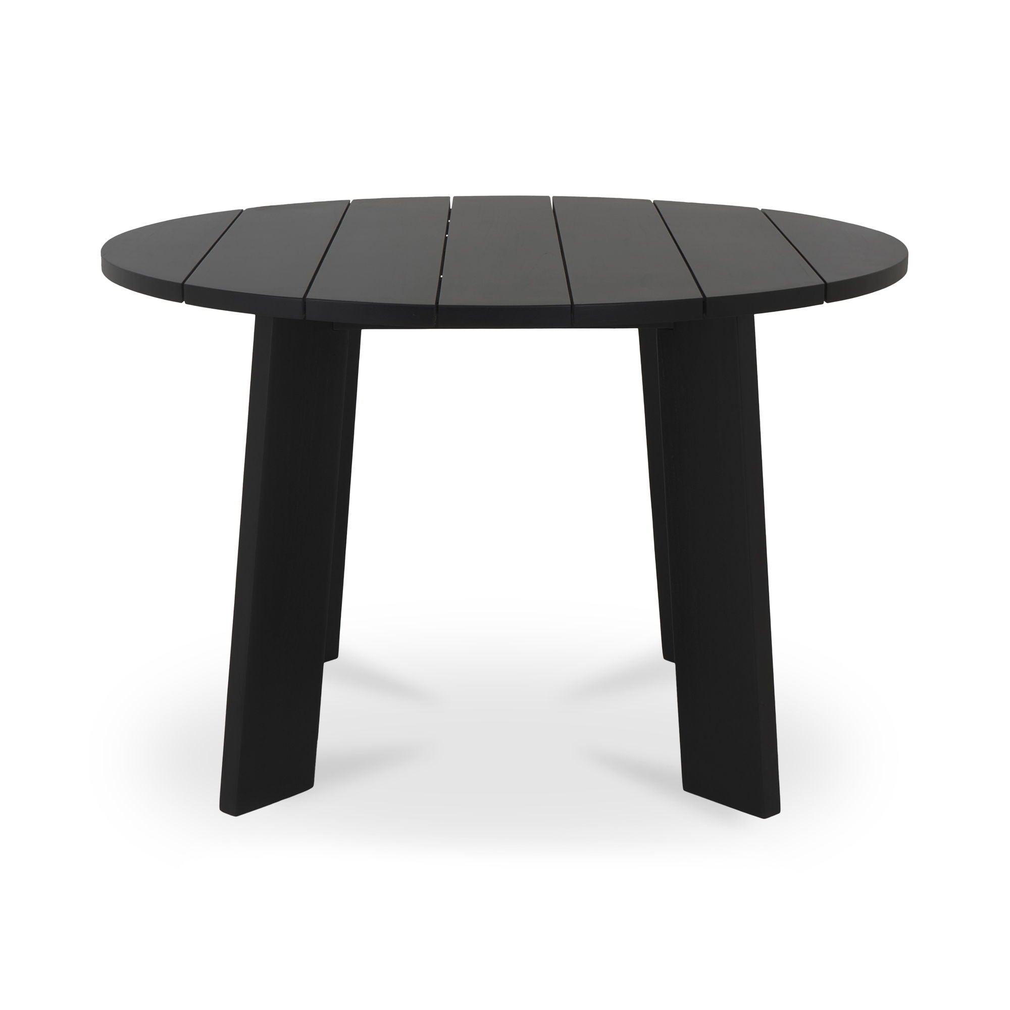 Delta - Round Outdoor Dining Table - Black - Premium Dining Tables from Moe's Home Collection - Just $3247.50! Shop now at brett interiors