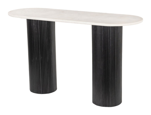 Izola - Console Table - White / Black - Premium Console Tables from Zuo Modern - Just $1850! Shop now at brett interiors