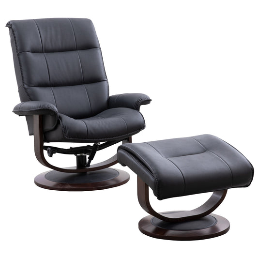 Knight - Manual Reclining Swivel Chair and Ottoman - Premium Reclining Chair & Ottoman from Parker Living - Just $822.50! Shop now at brett interiors