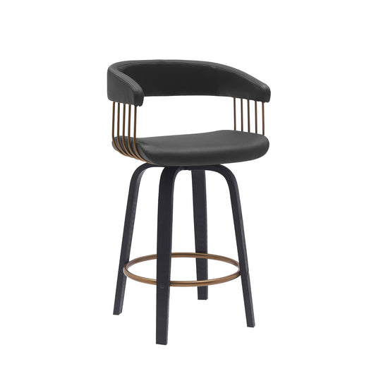 Topanga - Swivel Stool - Premium Counter Height (24"-27") from Armen Living - Just $230! Shop now at brett interiors