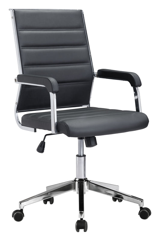 Liderato - Office Chair - Black - Premium Swivel Chairs from Zuo Modern - Just $800! Shop now at brett interiors