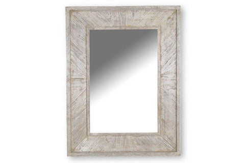 Crossings Monaco - Wall Mirror - Weathered Blanc - Premium Wall Mirrors from Parker House - Just $497.50! Shop now at brett interiors