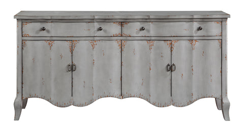 Heidi - Four Door Two Drawer Credenza - Walker Vintage Blue - Premium Credenzas from Coast2Coast Home - Just $3712.50! Shop now at brett interiors