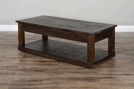 Homestead - Coffee Table - Dark Brown - Premium Coffee Tables from Sunny Designs - Just $505! Shop now at brett interiors