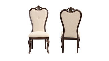 Montecito - Side Chair (Set of 2) - Cherry - Premium Chair Sets from New Classic - Just $500! Shop now at brett interiors