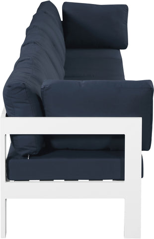 Nizuc - Outdoor Patio Modular Sofa - Navy - Premium Sofas from Meridian Furniture - Just $4512.50! Shop now at brett interiors