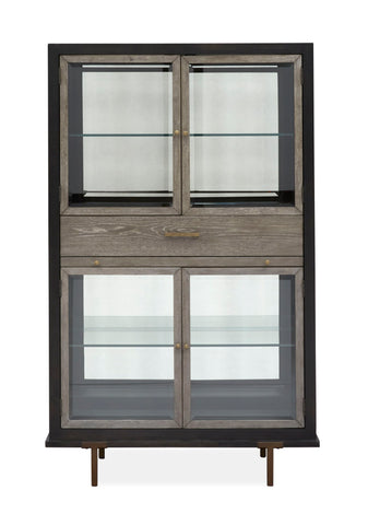 Ryker - Display Cabinet - Homestead Brown - Premium Display Cabinets from Magnussen Furniture - Just $2250! Shop now at brett interiors