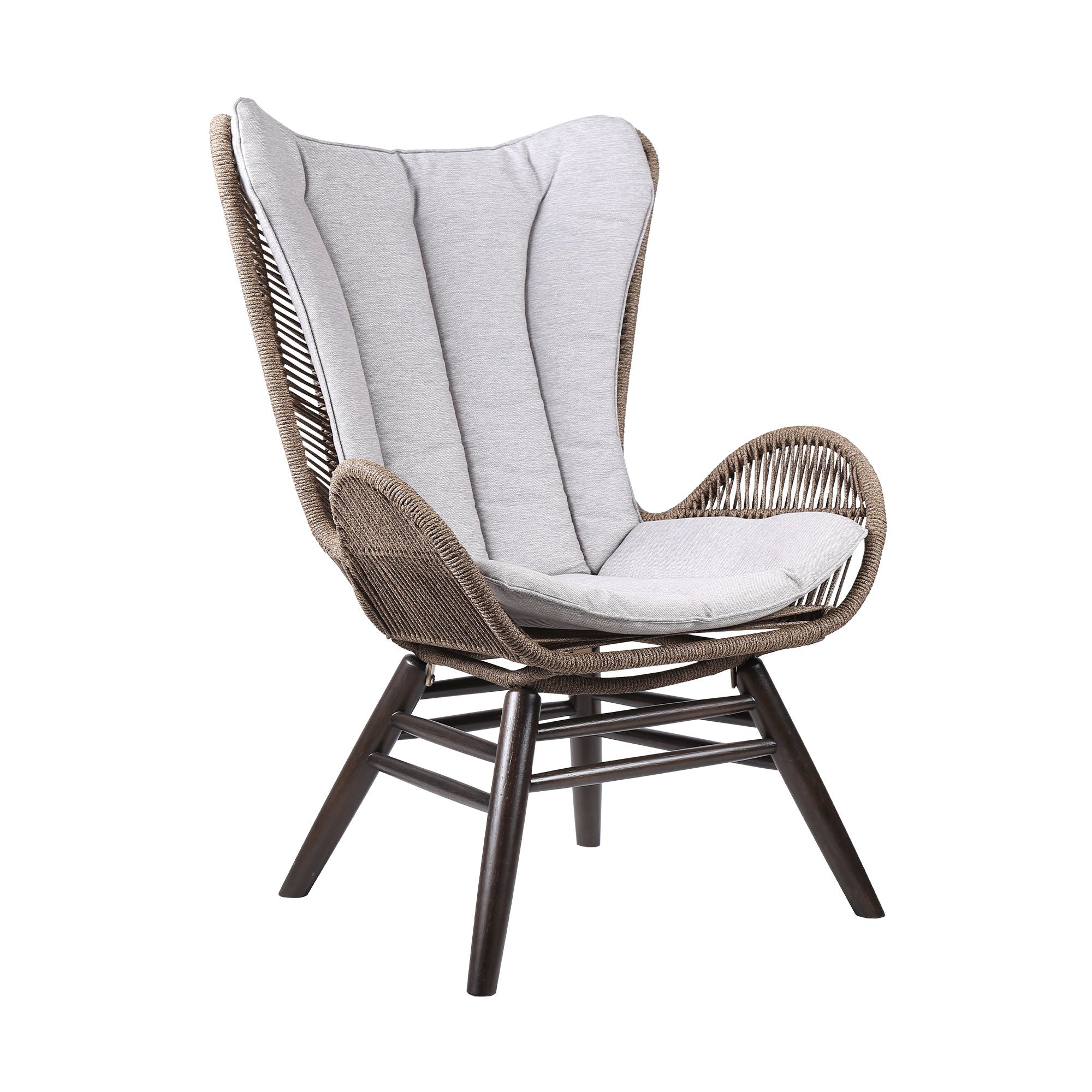 King - Indoor / Outdoor Lounge Chair - Premium Accent Chairs from Armen Living - Just $630! Shop now at brett interiors