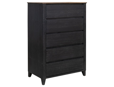 Empire - Chest - Satin Black / Brown - Premium Accent Chests from International Furniture Direct - Just $1125! Shop now at brett interiors