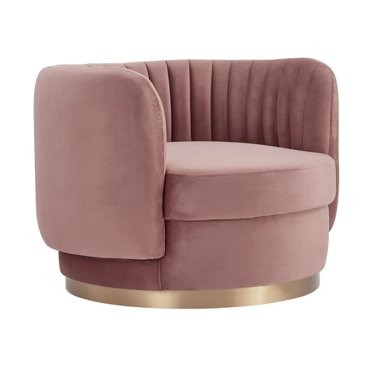 Davy - Velvet Swivel Accent Chair - Premium Swivel Chairs from Armen Living - Just $802.50! Shop now at brett interiors