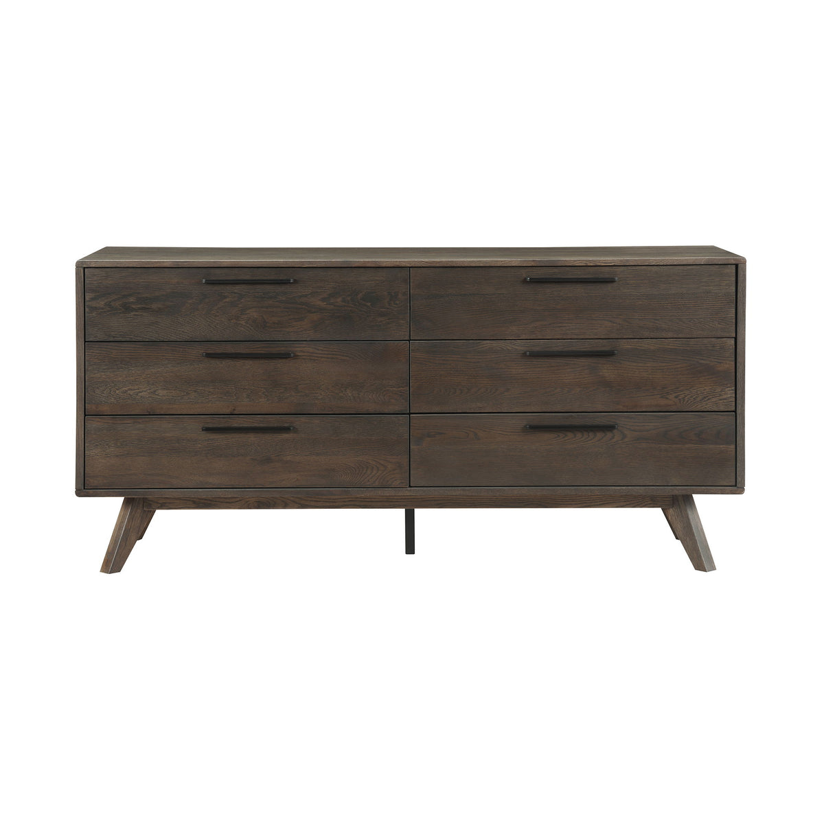 Astoria - Dresser For Bedroom With 6 Drawers - Oak - Premium Dressers from Armen Living - Just $1512.50! Shop now at brett interiors