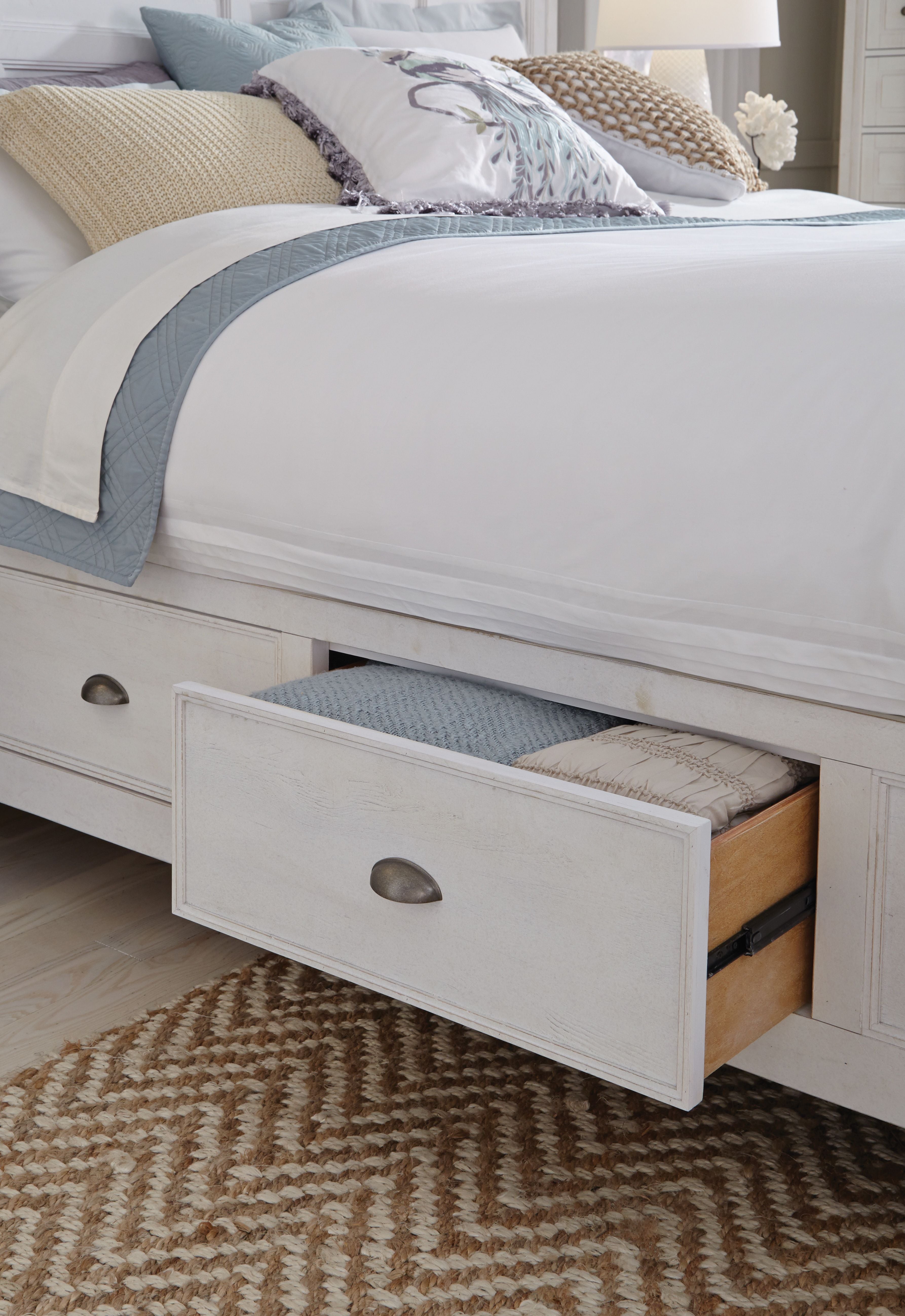 Heron Cove - Complete Panel Bed With Storage Rails - Premium Storage Beds from Magnussen Furniture - Just $2206! Shop now at brett interiors