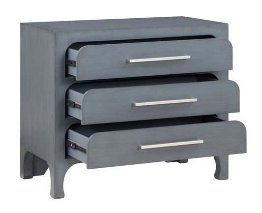 Chelsea - Three Drawer Accent Chest - Burnished Gray - Premium Accent Chests from Coast2Coast Home - Just $2062.50! Shop now at brett interiors