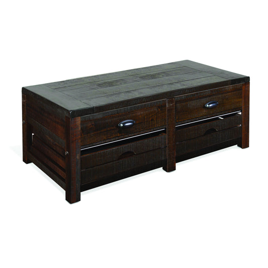 Homestead - 19" Coffee Table - Dark Brown - Premium Coffee Tables from Sunny Designs - Just $614! Shop now at brett interiors