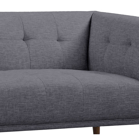 Hudson - Mid-Century Button - Tufted Loveseat - Premium Stationary Loveseats from Armen Living - Just $1047.50! Shop now at brett interiors